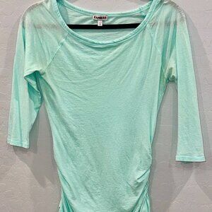 Express 3/4 sleve with a boat neck